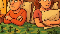 Piada: O casamento é a única guerra?