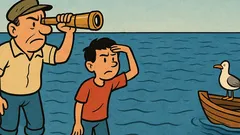 Piada: Um pontinho amarelo no mar?