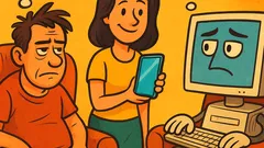 Piada: Qual a semelhança entre homens e computadores?