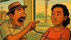 Anedota: Maria e Manoel viajam de trem