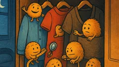 Piada: Calorias vivem no guarda-roupa à noite