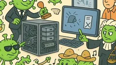 Piada: Descobriram novos vírus no computador...