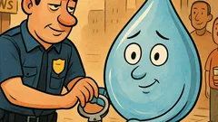 Piada: Por que a polícia prendeu a água?